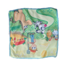 Barato personalizado material de microfibra crianças toalha, toalha impressa dos desenhos animados, toalha para crianças